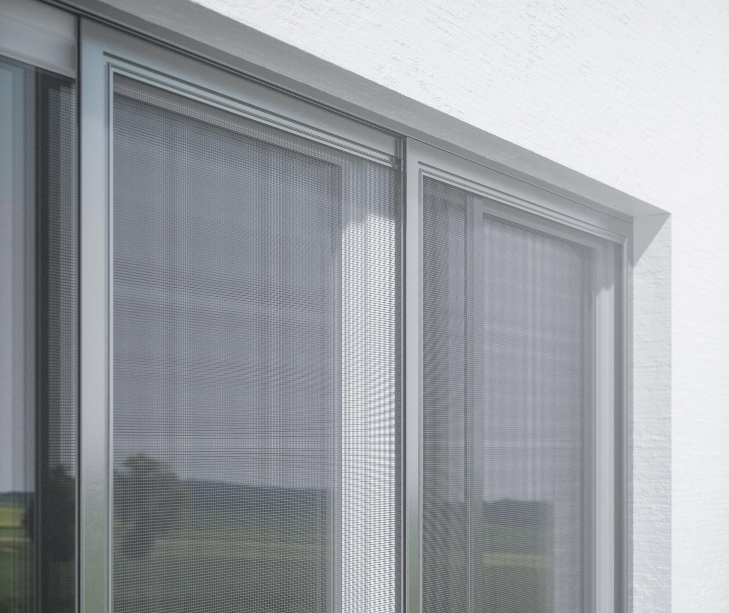 Die Schiebetür ist die ideale Lösung für grosse Fensteröffnungen